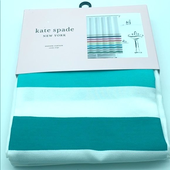 Kate Spade Candy Stripe Shower Curtain